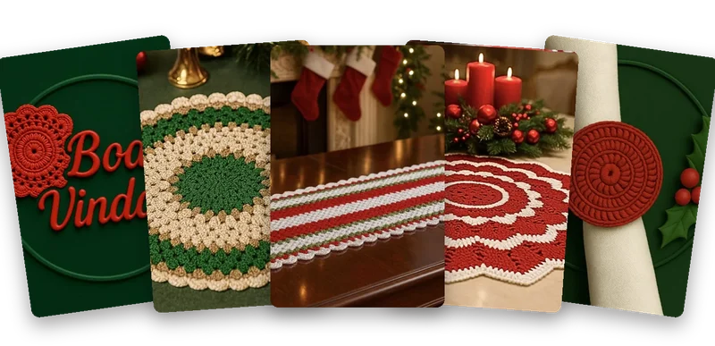 As capas dos cinco módulos do Natal que Vende dispostas em leque